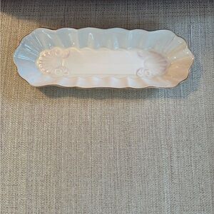 Belleek Cream Millennium Dish